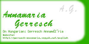 annamaria gerresch business card
